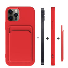 Load image into Gallery viewer, TPU + Flannel Lining Card Slots Phone Case, For iPhone 14 Plus