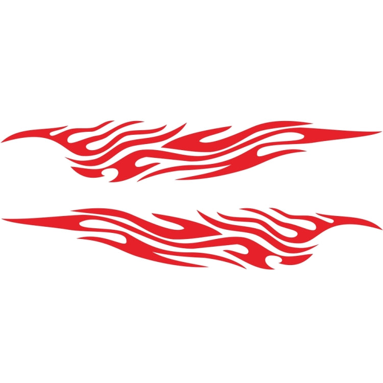 2 PCS/Set D-476 Fire Element Pattern Car Modified Decorative Sticker, D-476