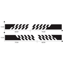 Load image into Gallery viewer, 2 PCS/Set D-487 Stripe Pattern Car Modified Decorative Sticker, D-487