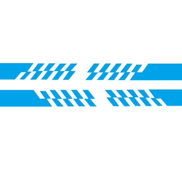 2 PCS/Set D-487 Stripe Pattern Car Modified Decorative Sticker, D-487