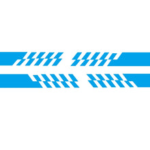 Load image into Gallery viewer, 2 PCS/Set D-487 Stripe Pattern Car Modified Decorative Sticker, D-487