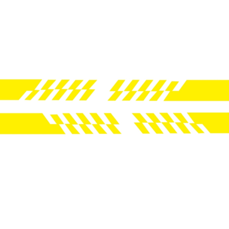 2 PCS/Set D-487 Stripe Pattern Car Modified Decorative Sticker, D-487