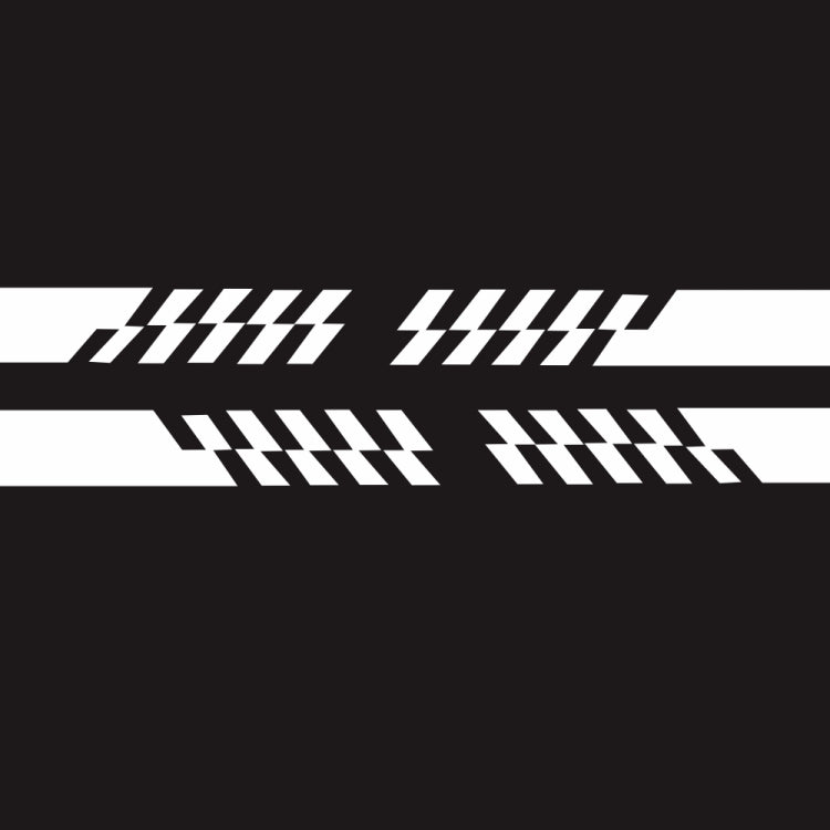 2 PCS/Set D-487 Stripe Pattern Car Modified Decorative Sticker, D-487