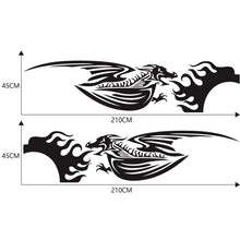 Load image into Gallery viewer, 2 PCS/Set D-489 Fire-breathing Dragon Pattern Car Modified Decorative Sticker, D-489