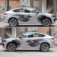 Load image into Gallery viewer, 2 PCS/Set D-489 Fire-breathing Dragon Pattern Car Modified Decorative Sticker, D-489