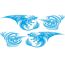 Load image into Gallery viewer, 2 PCS/Set D-498 Pterosaur Spitfire Pattern Car Modified Decorative Sticker, D-498