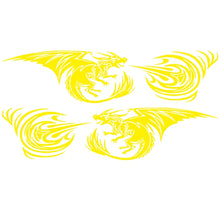 Load image into Gallery viewer, 2 PCS/Set D-498 Pterosaur Spitfire Pattern Car Modified Decorative Sticker, D-498