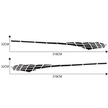Load image into Gallery viewer, 2 PCS/Set D-501 Plaid Pattern Car Modified Decorative Sticker, D-501
