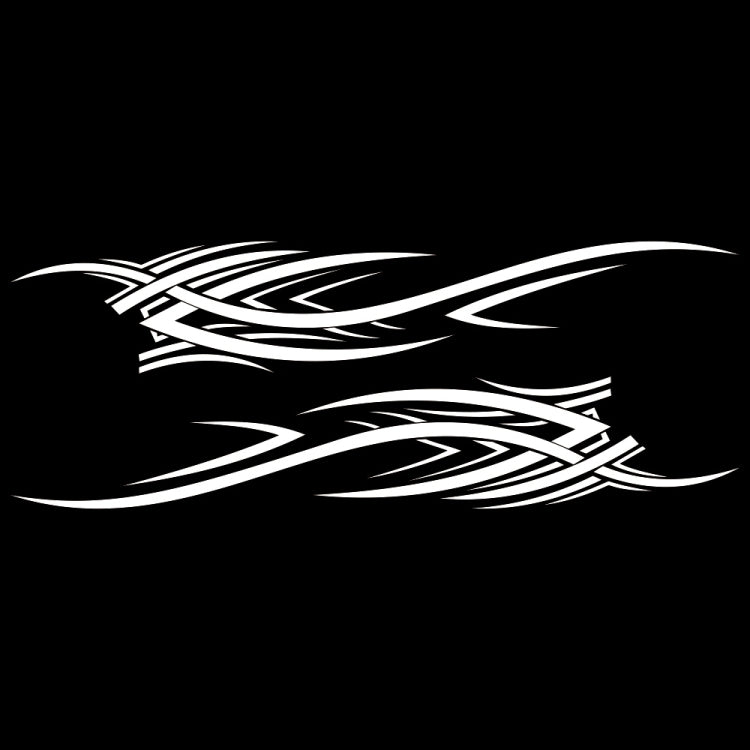 2 PCS/Set D-503 Totem Pattern Car Modified Decorative Sticker, D-503