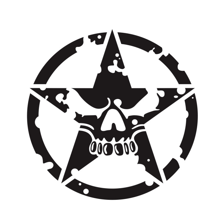 D-520 Star Pattern Car Modified Hood Decorative Sticker, D-520