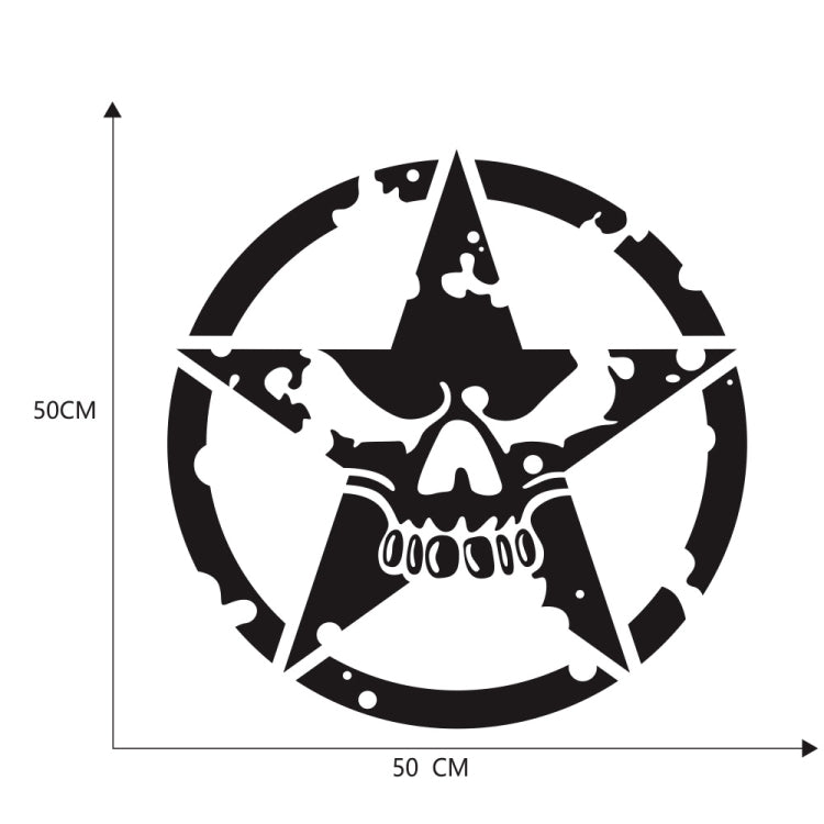 D-520 Star Pattern Car Modified Hood Decorative Sticker, D-520