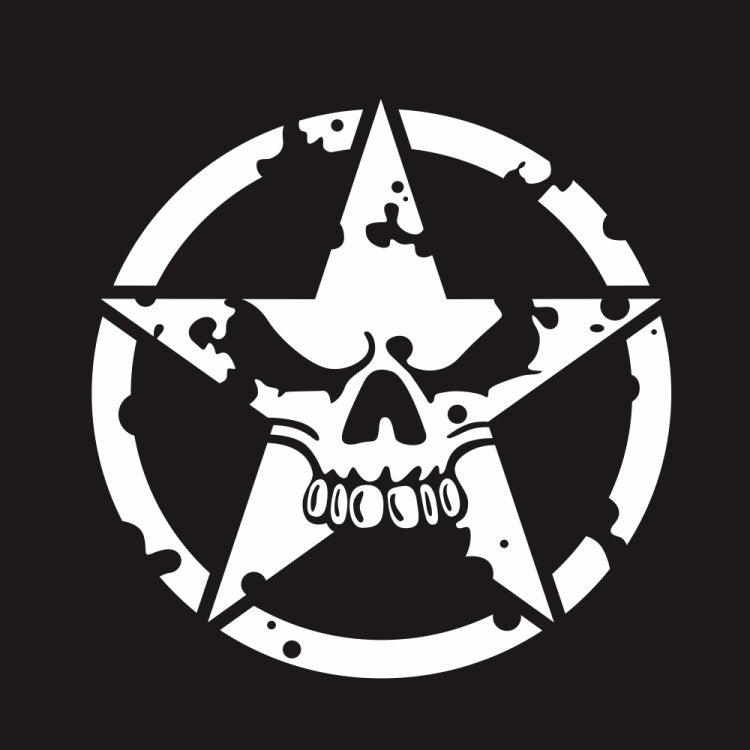 D-520 Star Pattern Car Modified Hood Decorative Sticker, D-520