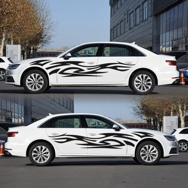 2 PCS/Set D-521 Fire Totem Pattern Car Modified Decorative Sticker, D-521