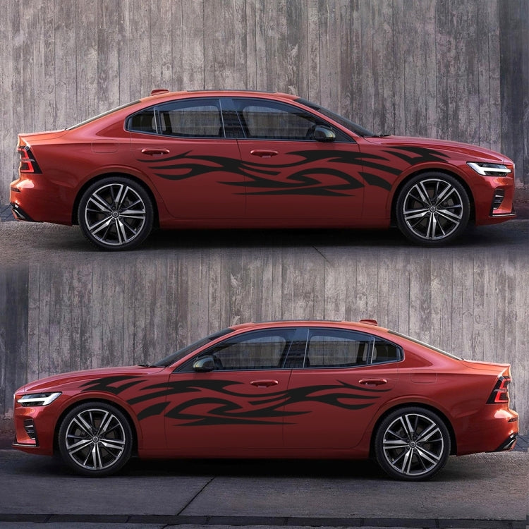 2 PCS/Set D-521 Fire Totem Pattern Car Modified Decorative Sticker, D-521
