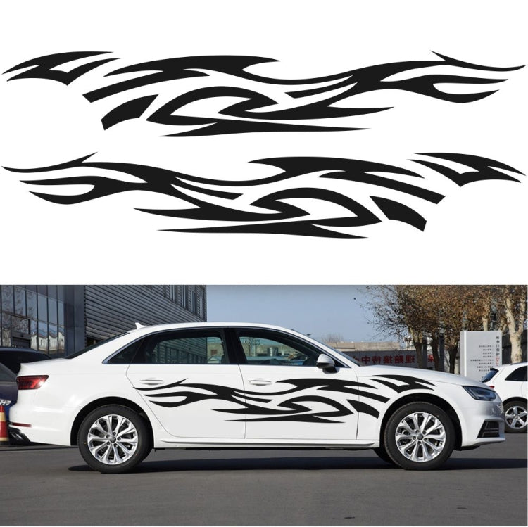 2 PCS/Set D-521 Fire Totem Pattern Car Modified Decorative Sticker, D-521