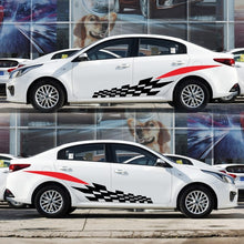 Load image into Gallery viewer, 2 PCS/Set D-538 Checkered Totem Pattern Car Modified Decorative Sticker