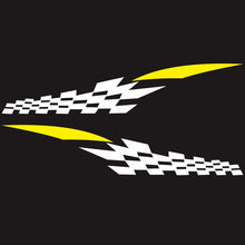 Load image into Gallery viewer, 2 PCS/Set D-538 Checkered Totem Pattern Car Modified Decorative Sticker