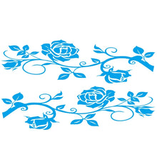 Load image into Gallery viewer, 2 PCS/Set D-545 Rose Pattern Car Modified Decorative Sticker, D-545