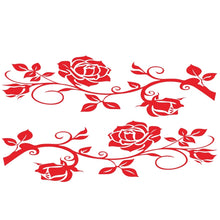 Load image into Gallery viewer, 2 PCS/Set D-545 Rose Pattern Car Modified Decorative Sticker, D-545