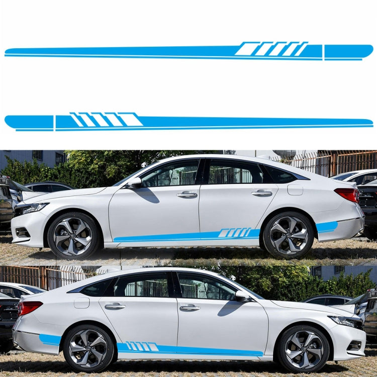 2 PCS/Set D-608 Stripe Pattern Car Modified Decorative Sticker, D-608