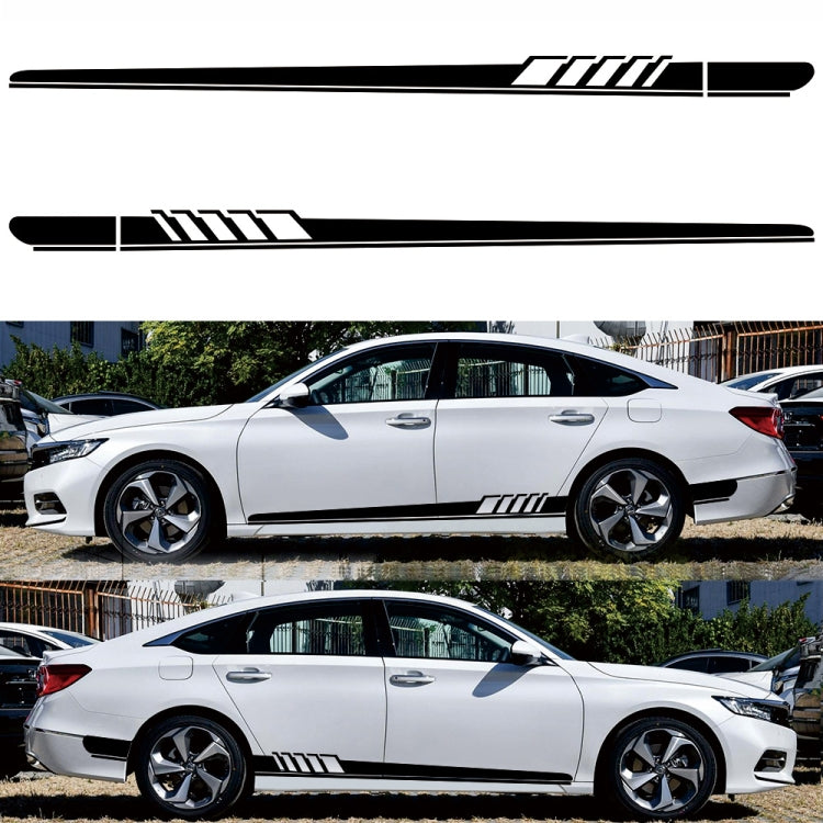 2 PCS/Set D-608 Stripe Pattern Car Modified Decorative Sticker, D-608
