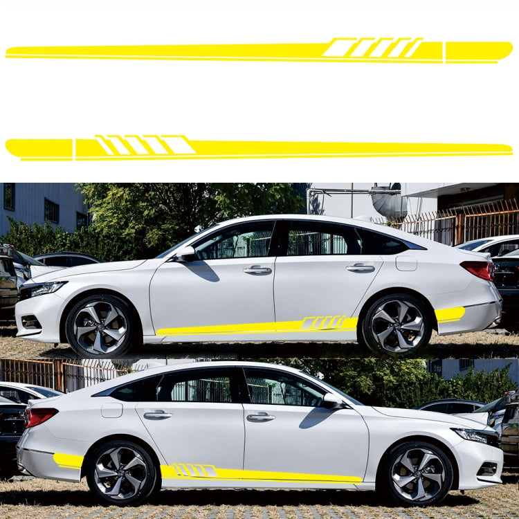 2 PCS/Set D-608 Stripe Pattern Car Modified Decorative Sticker, D-608