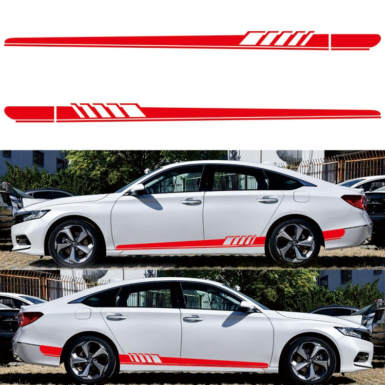 2 PCS/Set D-608 Stripe Pattern Car Modified Decorative Sticker, D-608
