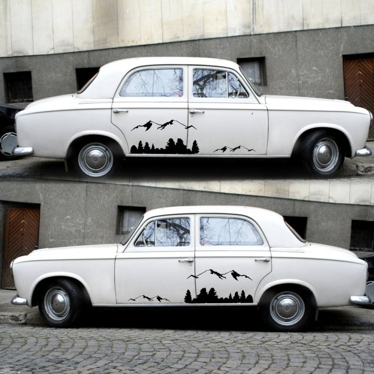 2 PCS/Set D-684 Mountain Totem Pattern Car Modified Decorative Sticker, D-684