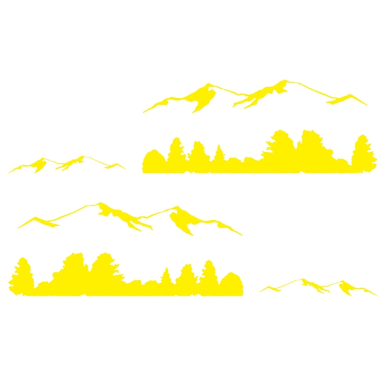 2 PCS/Set D-684 Mountain Totem Pattern Car Modified Decorative Sticker, D-684