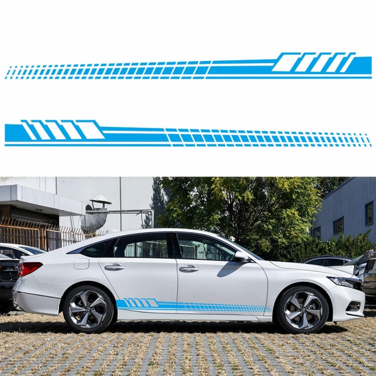 2 PCS/Set D-707 Striped Totem Pattern Car Modified Decorative Sticker, D-707