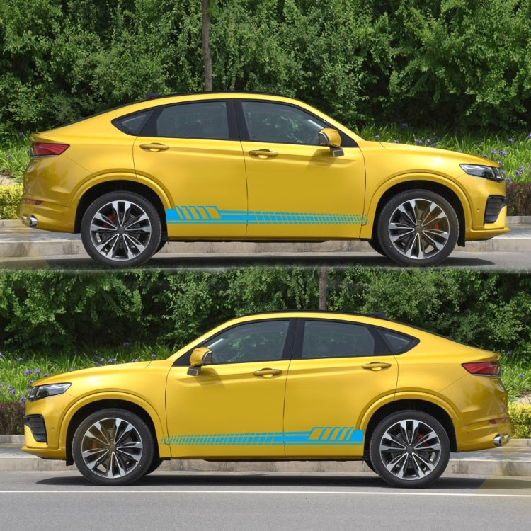 2 PCS/Set D-707 Striped Totem Pattern Car Modified Decorative Sticker, D-707