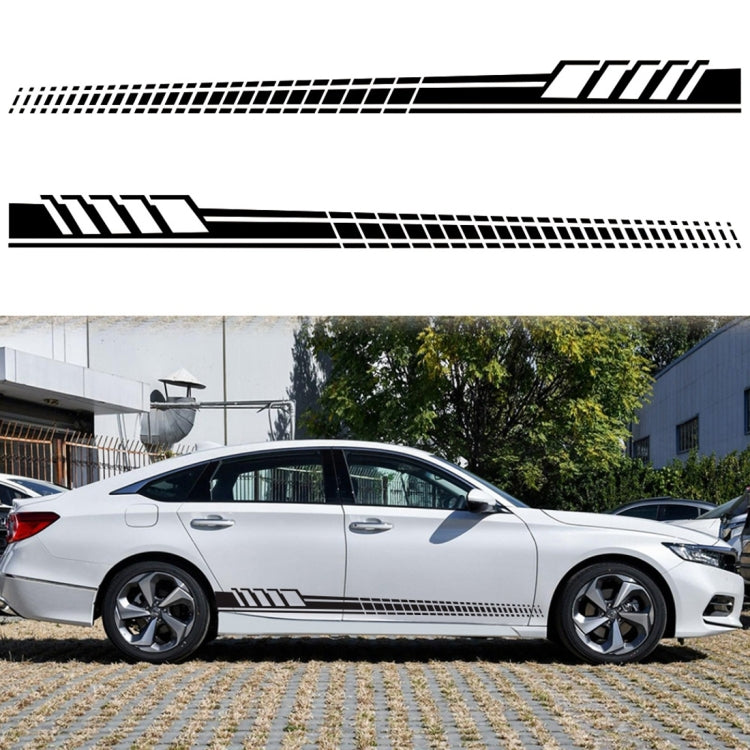 2 PCS/Set D-707 Striped Totem Pattern Car Modified Decorative Sticker, D-707