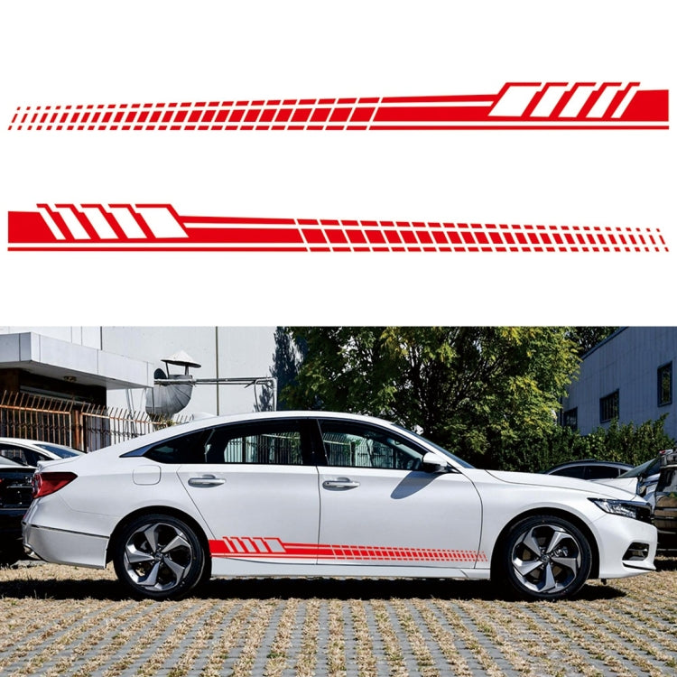 2 PCS/Set D-707 Striped Totem Pattern Car Modified Decorative Sticker, D-707