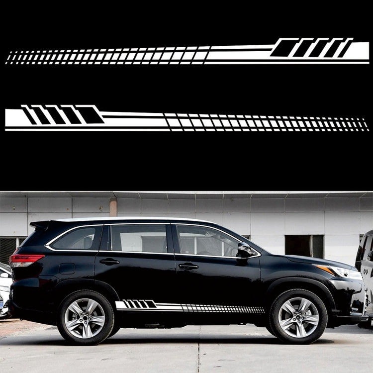 2 PCS/Set D-707 Striped Totem Pattern Car Modified Decorative Sticker, D-707
