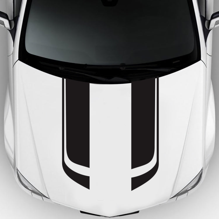 D-711 Stripe Pattern Car Modified Hood Decorative Sticker, D-711