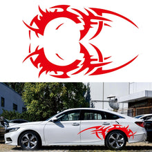 Load image into Gallery viewer, 2 PCS/Set D-719 Flame Hot Wheel Pattern Car Modified Decorative Sticker, D-719