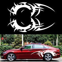 Load image into Gallery viewer, 2 PCS/Set D-719 Flame Hot Wheel Pattern Car Modified Decorative Sticker, D-719