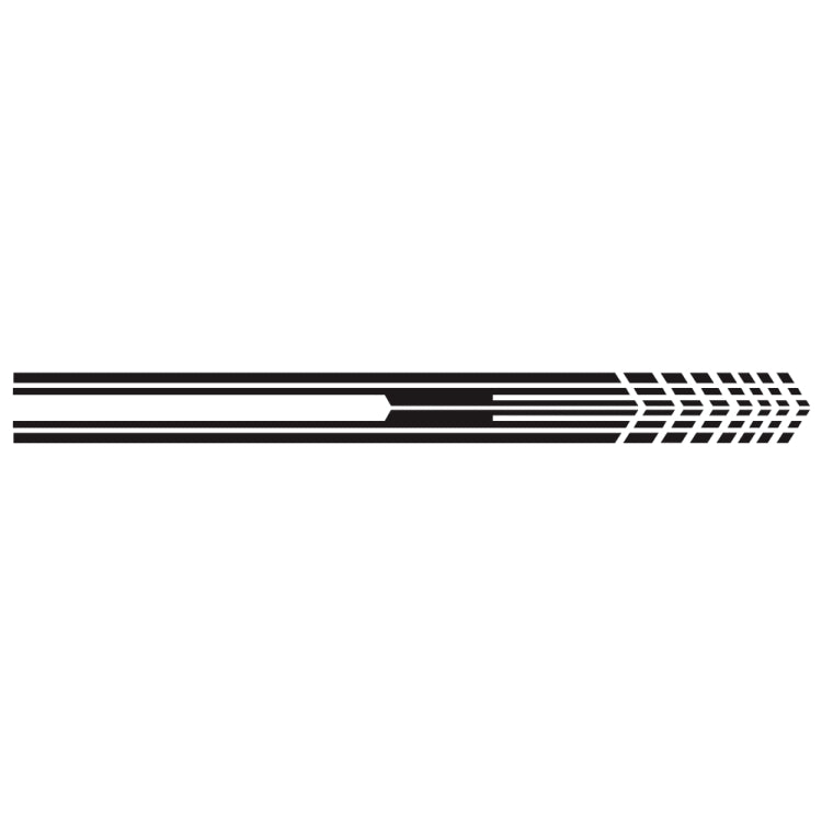 D-730 Stripe Pattern Car Modified Decorative Sticker, D-730