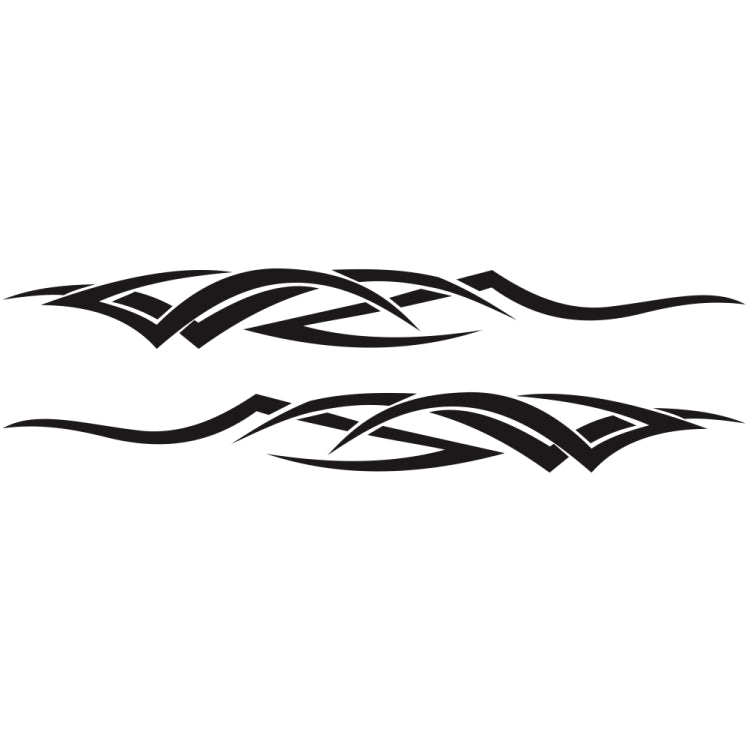 2 PCS/Set D-731 Totem Pattern Car Modified Decorative Sticker, D-731