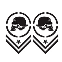 Load image into Gallery viewer, 2 PCS/Set D-739 Skull Pattern Car Modified Decorative Sticker, D-739