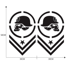 Load image into Gallery viewer, 2 PCS/Set D-739 Skull Pattern Car Modified Decorative Sticker, D-739