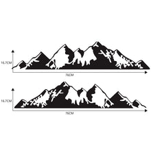 Load image into Gallery viewer, 2 PCS/Set D-750 Mountain Pattern Car Modified Decorative Sticker, D-750