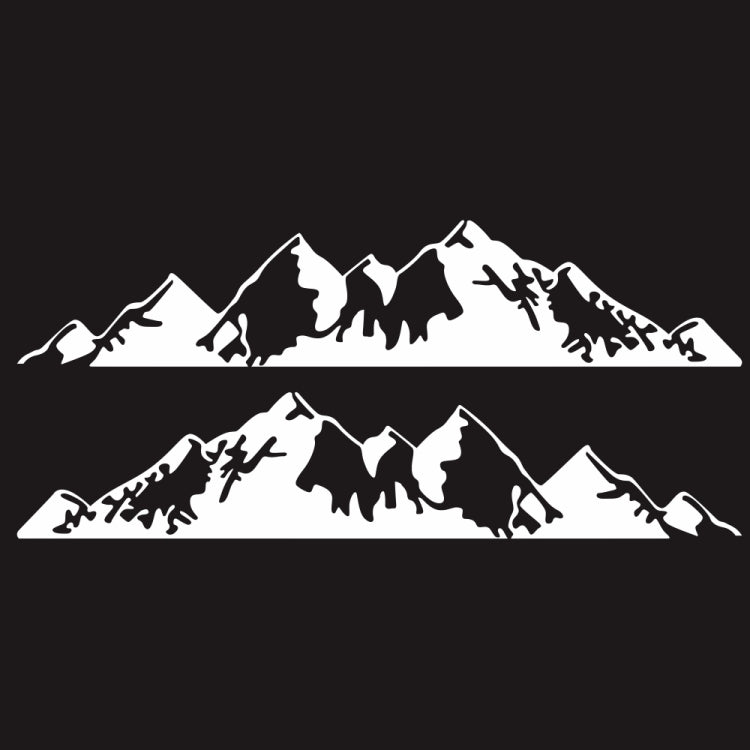 2 PCS/Set D-750 Mountain Pattern Car Modified Decorative Sticker, D-750
