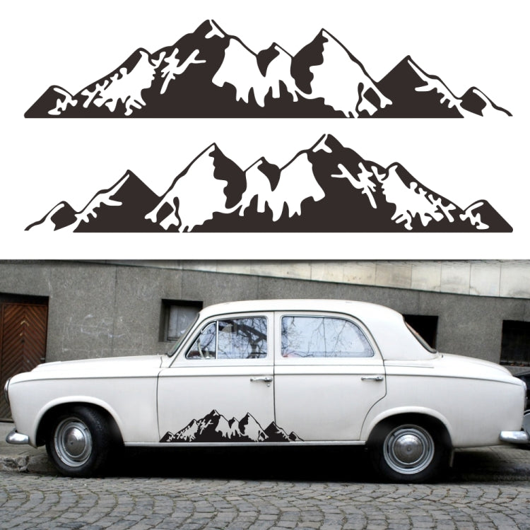 2 PCS/Set D-750 Mountain Pattern Car Modified Decorative Sticker, D-750