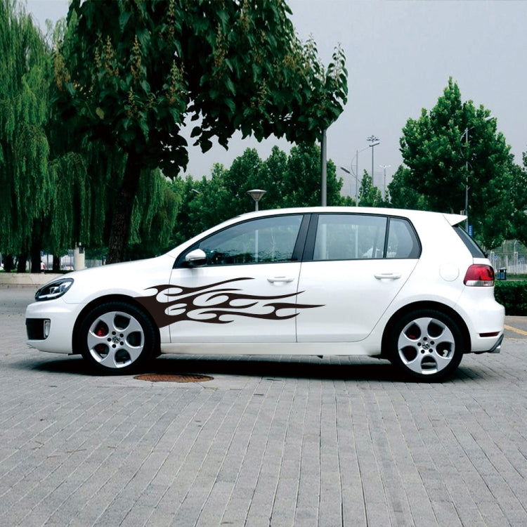 2 PCS/Set D-751 Flame Pattern Car Modified Decorative Sticker, D-751