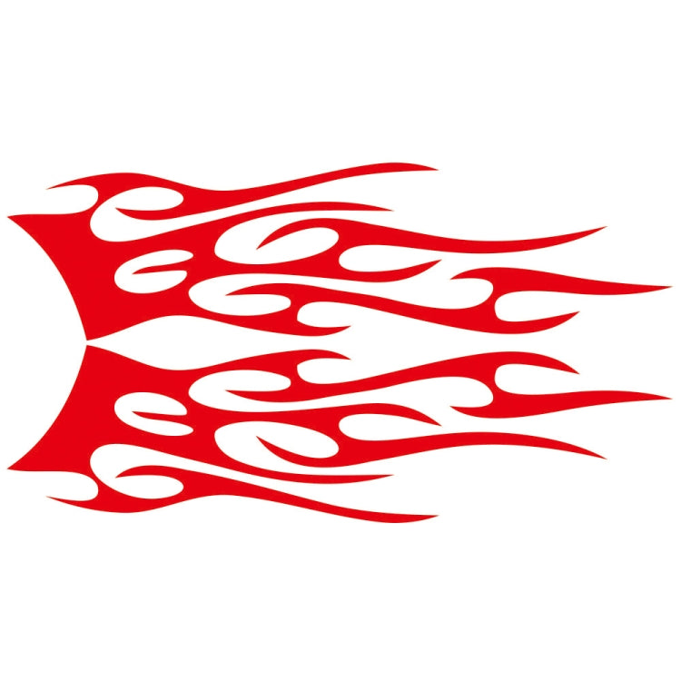 2 PCS/Set D-751 Flame Pattern Car Modified Decorative Sticker, D-751