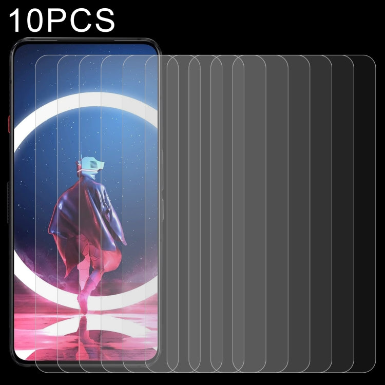 10 PCS 0.26mm 9H 2.5D Tempered Glass Film, For TECNO Pop 6(10 PCS), For ZTE nubia Red Magic 7S Pro (10 PCS)