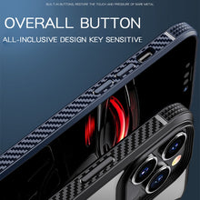 Load image into Gallery viewer, Carbon Fiber Four-corner Airbag Shockproof Case, For iPhone 14 Pro Max, For iPhone 14 Plus, For iPhone 14 Pro