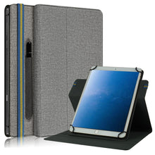 Load image into Gallery viewer, Cloth Texture Horizontal Flip Universal Tablet PC Leather Case with Pen Slot