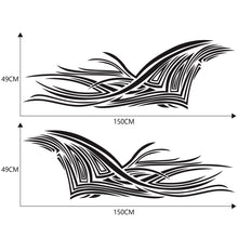 Load image into Gallery viewer, 2 PCS/Set D-752 Lines Pattern Car Modified Decorative Sticker, D-752